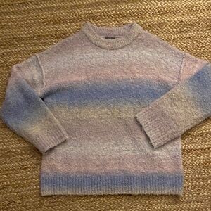 Purple/Blue/Grey Ombré Sweater
